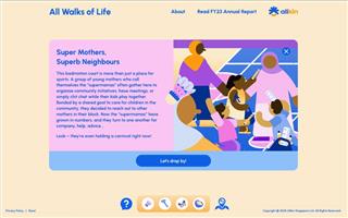 Allkin All Walks of Life website preview