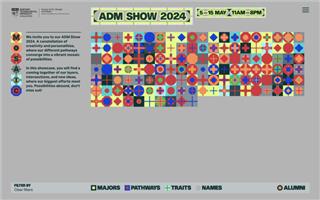 ADM GRAD SHOW 2024 website preview