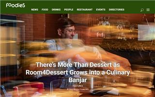 Foodies website preview